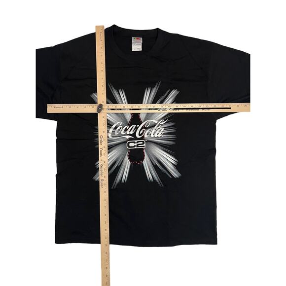 Vintage Coca-Cola C2 Promo T-Shirt - Size Large - Black 2000s Y2K Coke Soda Tee - Picture 7 of 9